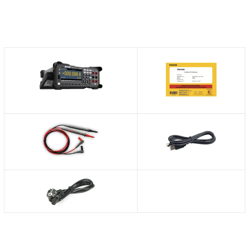 Hantek HDM3055 5 1/2 Digital Meter 30000 rdg/s Reading Rate USB/LAN/232/485 Bench True RMS High-Speed Sampling