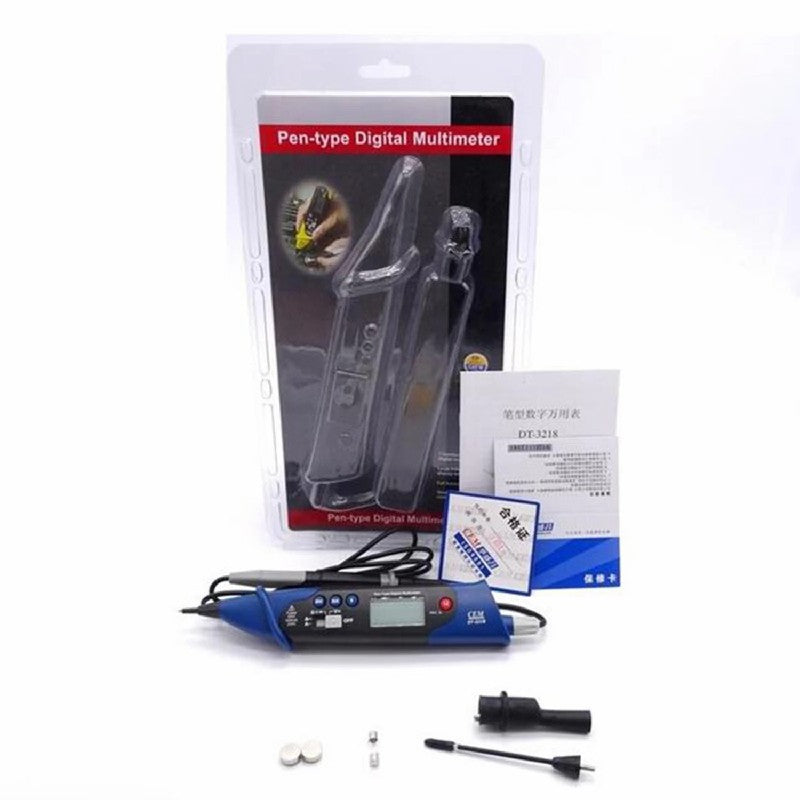 CEM DT-3218 Pen Type Multimeter 600V Digital Pen Type Measuring Pen with A nalog Strip Portable Multimeter Mini Power Test Pen