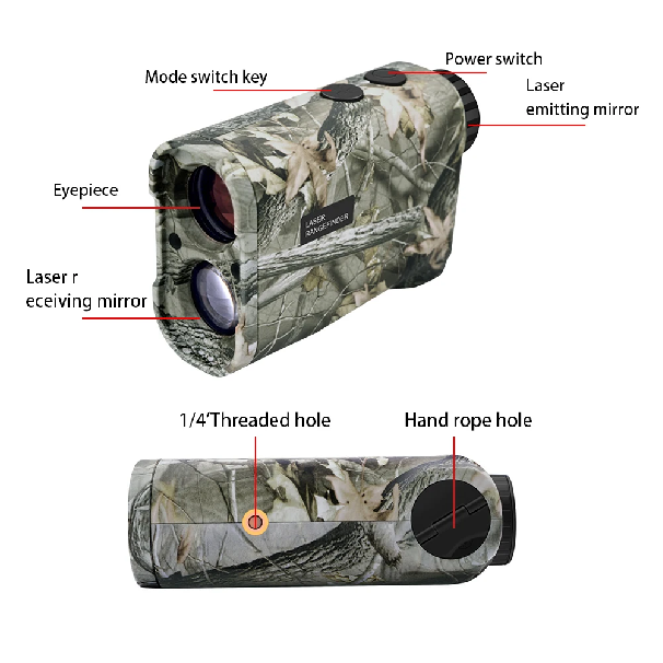 LC600M LC800M LC100M Golf Laser Rangefinder 5-600M Monocular Laser Range Finder Laser Distance Meter Digital Hunting Golf Measurement Telescope
