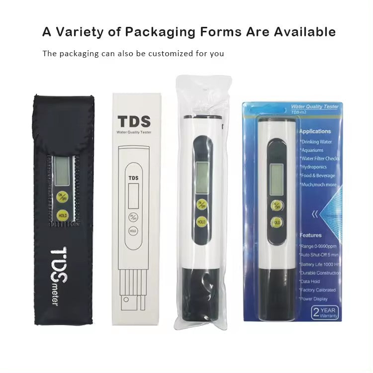 TDS M2 Water Quality Testing Pen, Detects The Content Of Dissolved Solids In Water Quality, With Precise And Rapid Detection, Small And Portable Water Quality Testing Tool