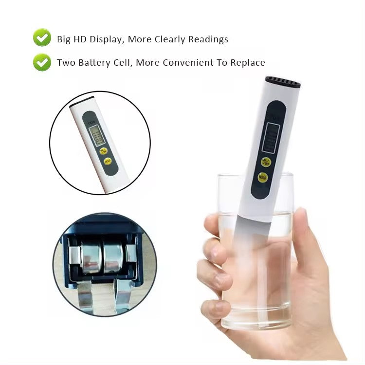 TDS M2 Water Quality Testing Pen, Detects The Content Of Dissolved Solids In Water Quality, With Precise And Rapid Detection, Small And Portable Water Quality Testing Tool