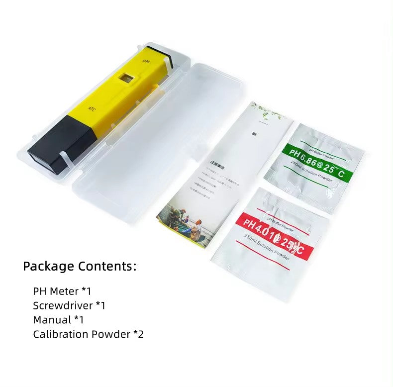 PH010 Pen - Type Acidimeter, Fast And Accurate Measurement, High - Precision Water Quality PH Value Detection Pen With ATC Temperature Compensation.
