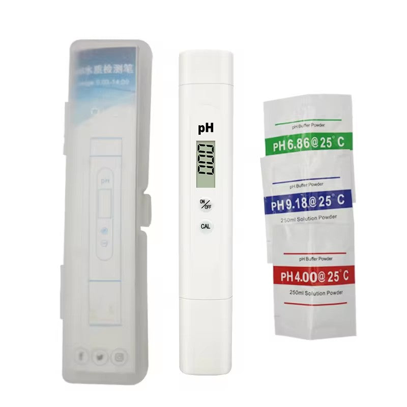PH01 Portable Intelligent Digital Display Water Quality Tester Pen, 5-in-1 Function, Accurately Measures PH/TDS/EC/Salinity/Temperature Detector