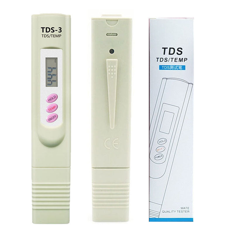 Portable High-Precision TDS-3 Water Quality Testing Pen, Household Tap Water and Drinking Water Tester, Quickly Detect Water Quality Purity